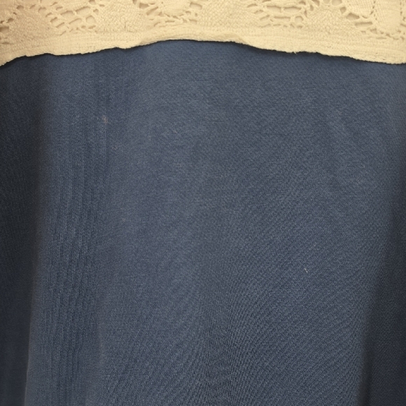 We The Free Colorblock Rugby Pullover - Navy, Red, Cream Size M - Picture 7 of 9